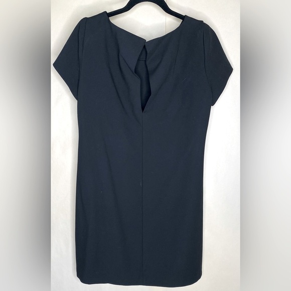 Zara Woman Black Mini Short Sleeve Dress Sz Lg - Picture 2 of 7